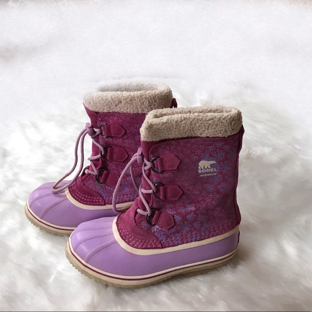 •Sorel• Women's Pink/Purple Winter Duck Boots